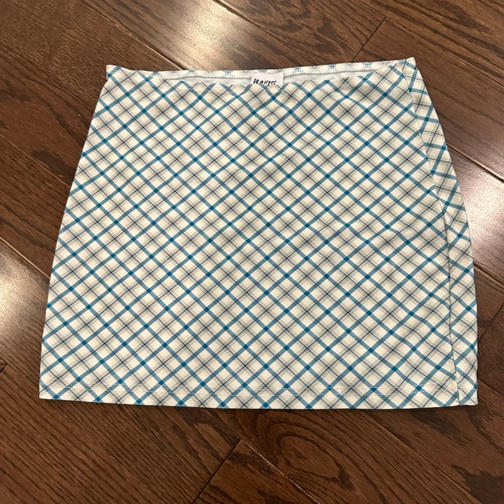 Princess Polly mini plaid skirt